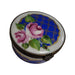 Blue Roses Round Pill-LIMOGES BOXES traditional-CH11M195