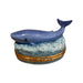 Blue Whale Limoges Box for Collectors Porcelain Limoges Fish Ocean French Trinket Box