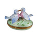 Bluebirds In Love Limoges Box for Bird Lovers Porcelain Limoges bird birds French Trinket Box