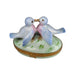 Bluebirds In Love Limoges Box for Bird Lovers Porcelain Limoges bird birds French Trinket Box