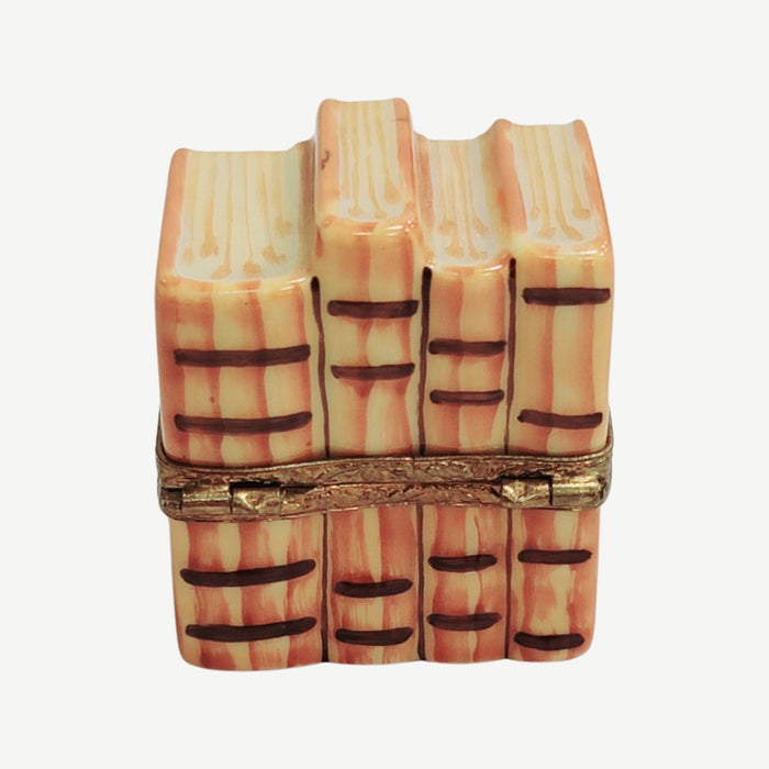 Books and Wine Carafe Elegance Porcelain Limoges Wine book French Trinket Box