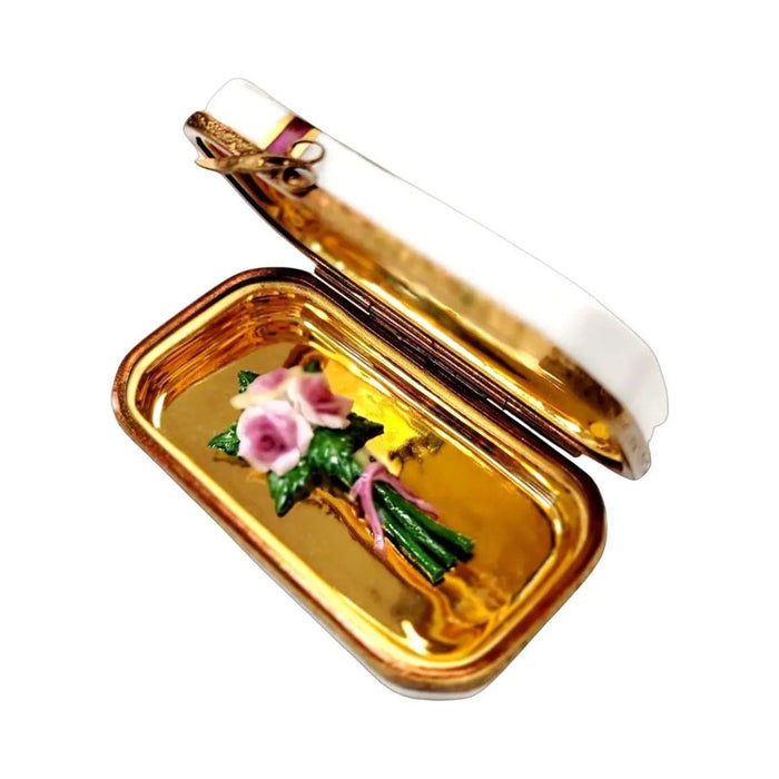 Artisan-painted Bouquet of Flowers Limoges box from France, a cherished collectible