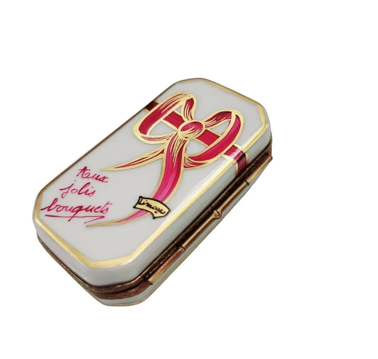 Bouquet of Flowers Limoges Box for Elegant Gifts Porcelain Limoges flowers love valentine wedding spring French Trinket Box