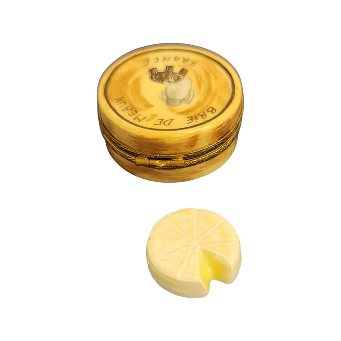 Brie Cheese Limoges Box for Cheese Lovers Porcelain Limoges food French Trinket Box