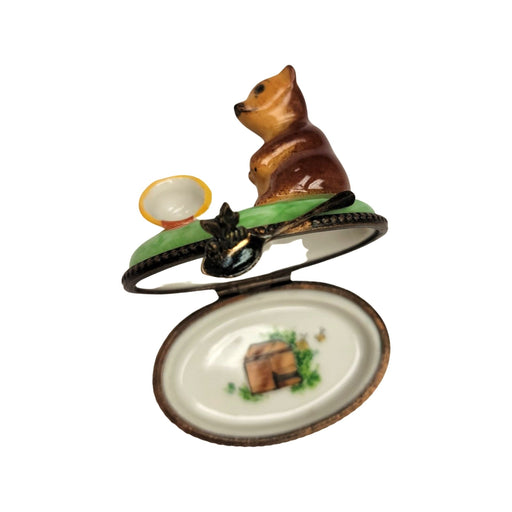 Brown Bear and Honey-bear limoges boxes-CH6D147
