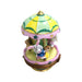 Bunny Carousel Limoges Box for Collectors Porcelain Limoges Carnival French Trinket Box
