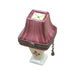 Burgundy Table Lamp for Home Decor Porcelain Limoges furniture French Trinket Box