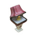 Burgundy Table Lamp Lightbulb Limoges Box Porcelain Figurine-furniture home LIMOGES BOXES-CH6D170