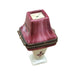 Burgundy Table Lamp Lightbulb Limoges Box Porcelain Figurine-furniture home LIMOGES BOXES-CH6D170