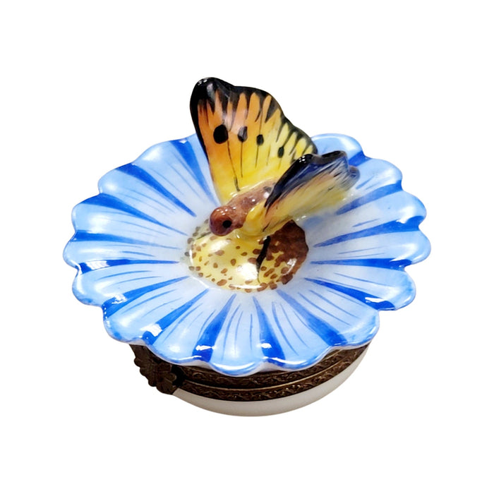 Butterfly Limoges Box for Nature Lovers Porcelain Limoges Butterfly French Trinket Box