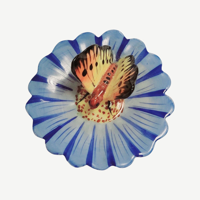 Butterfly Limoges Box for Nature Lovers Porcelain Limoges Butterfly French Trinket Box