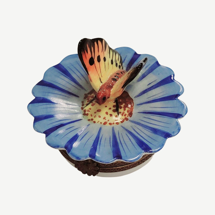 Butterfly Limoges Box for Nature Lovers Porcelain Limoges Butterfly French Trinket Box