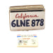 California License Plate Limoges Box for Collectors Porcelain Limoges United States Vehicle French Trinket Box