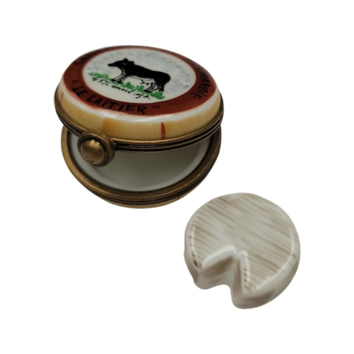 Camembert Cheese Limoges Box for Cheese Lovers Porcelain Limoges Food French Trinket Box