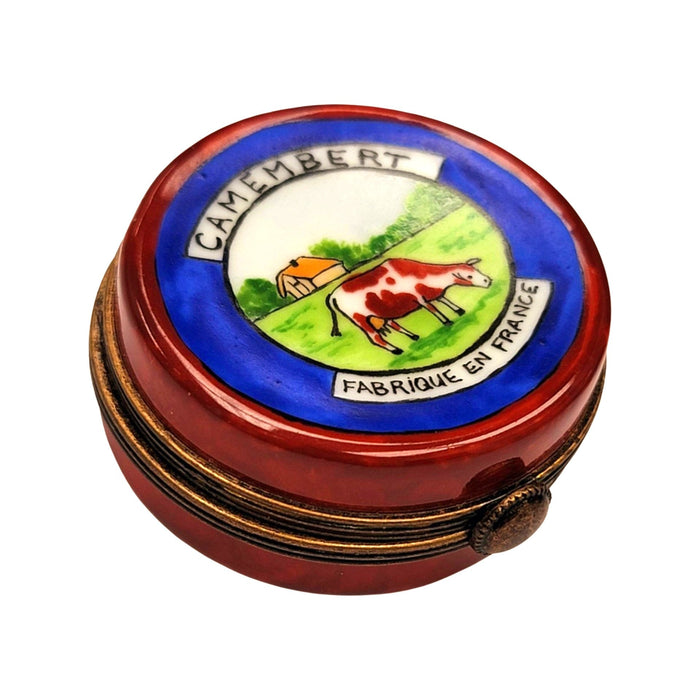 Camembert Cheese Limoges Box for Cheese Lovers Porcelain Limoges food French Trinket Box