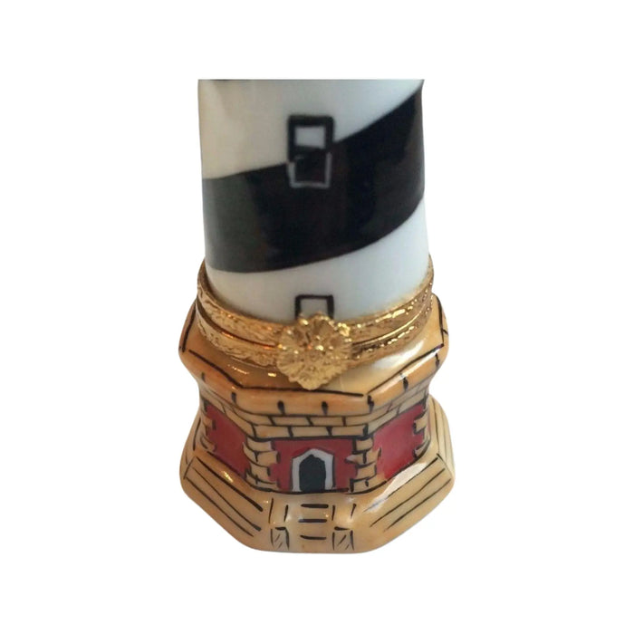 Cape Hatteras Lighthouse for Ocean Collectors Porcelain Limoges beach ocean travel French Trinket Box