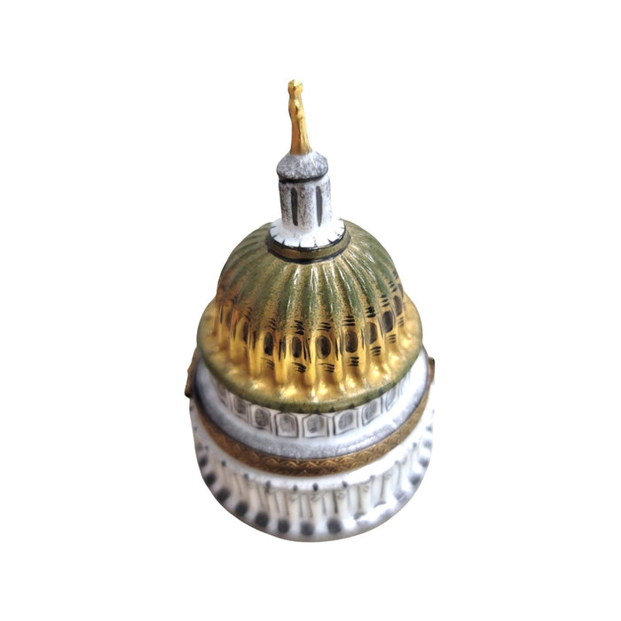 Capitol Dome Limoges Box for Collectors Porcelain Limoges Limoges Box united states French Trinket Box