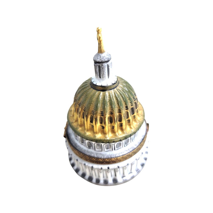 Capitol Dome Limoges Box for Collectors Porcelain Limoges Limoges Box united states French Trinket Box