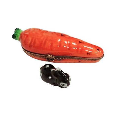 A thoughtful gift for Francophiles: the Carrot with Brown Rabbit Limoges box