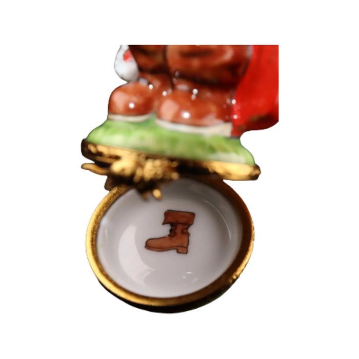 Puss in Boots Limoges Box for Collectors Porcelain Limoges Fairy Tale Cat French Trinket Box