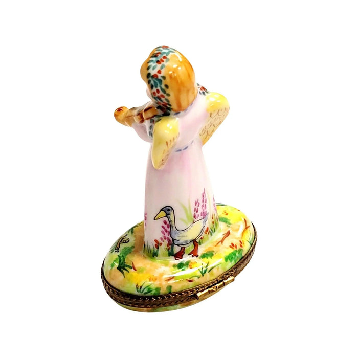 Celestial Angel for Collectors Porcelain Limoges Angel French Trinket Box