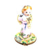 Fine French craftsmanship on the Angel with Violin Garden of Eden Limoges box, painted by hand