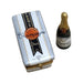 Champagne Bottle in Limoges Box Porcelain Figurine-Wine-CH8C250