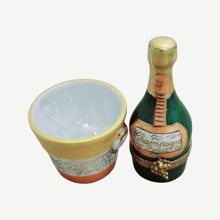 Champagne in Bucket-WINE LIMOGES BOXES special-CH8C293