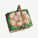 Charming Egg Basket for Nature Lovers Porcelain Limoges Food Basket French Trinket Box