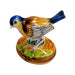 Charming Blue Bird Limoges Box for Nature Lovers Porcelain Limoges bird LIMOGES BOXES French Trinket Box