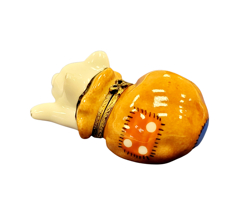 Charming Cat Figurine for Cat Lovers Porcelain Limoges Cat French Trinket Box