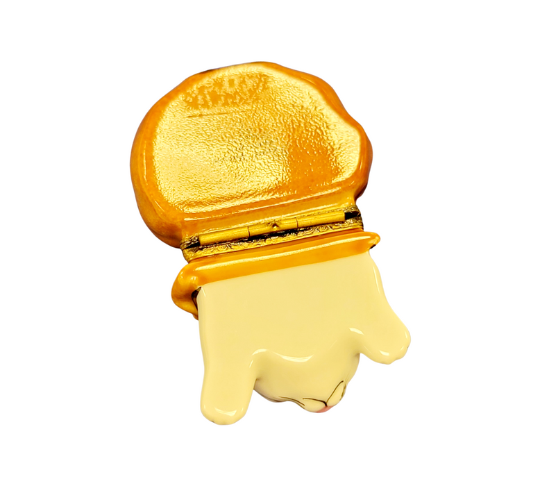 Charming Cat Figurine for Cat Lovers Porcelain Limoges Cat French Trinket Box