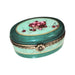 Charming Cherry Box for Elegant Gifts Porcelain Limoges round French Trinket Box