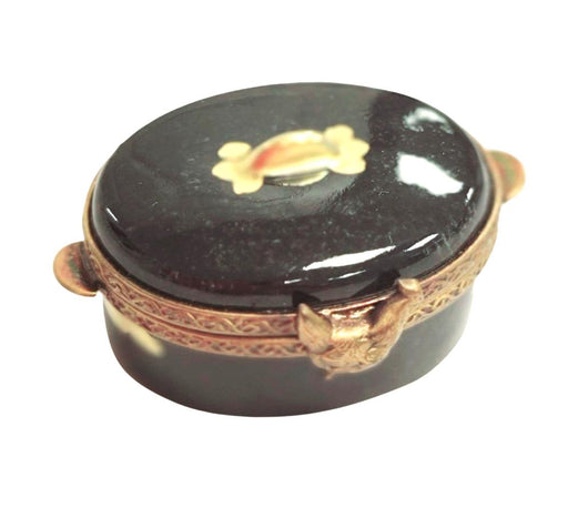 Charming Chicken Limoges Box for Culinary Enthusiasts Porcelain Limoges food French Trinket Box