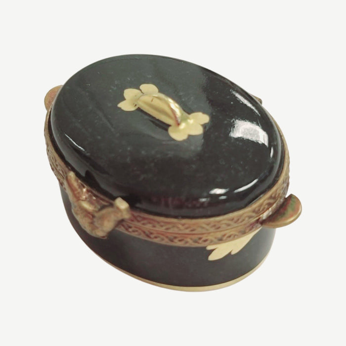 Charming Chicken Limoges Box for Culinary Enthusiasts Porcelain Limoges food French Trinket Box