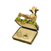 Charming Cow Keepsake Box for Nature Lovers Porcelain Limoges farm animal French Trinket Box
