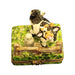 Charming Cow Keepsake Box for Nature Lovers Porcelain Limoges farm animal French Trinket Box
