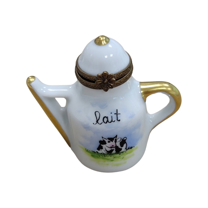 Charming Cow Milk Pot for Collectors Porcelain Limoges China beverage French Trinket Box