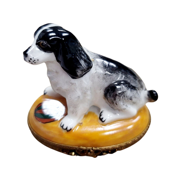 Charming Dog Limoges Box for Dog Lovers Porcelain Limoges dog limoges box French Trinket Box