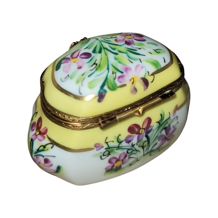 Charming Floral Limoges Box for Home Decor Porcelain Limoges shaped French Trinket Box