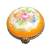 Charming Floral Limoges Box for Elegant Gifting Porcelain Limoges round French Trinket Box