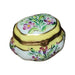 Charming Floral Limoges Box for Home Decor Porcelain Limoges shaped French Trinket Box