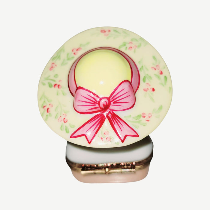 Charming Hat Box Collectible for Home Décor Porcelain Limoges Limoges Box Women shoes hat bags suitcase mother French Trinket Box