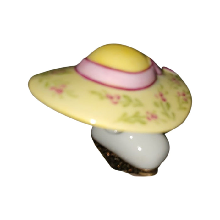 Charming Hat Box Collectible for Home Décor Porcelain Limoges Limoges Box Women shoes hat bags suitcase mother French Trinket Box