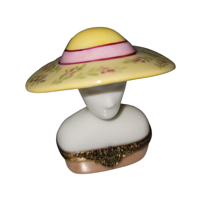 Charming Hat Box Collectible for Home Décor Porcelain Limoges Limoges Box Women shoes hat bags suitcase mother French Trinket Box