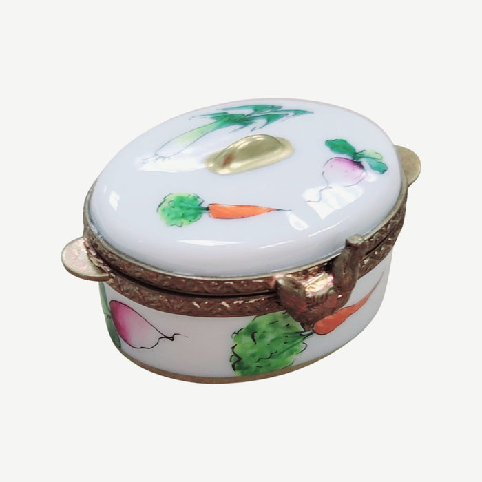 Charming Limoges Roaster Box for Culinary Collectors Porcelain Limoges food French Trinket Box