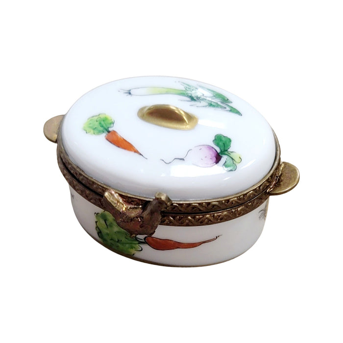 Charming Limoges Roaster Box for Culinary Collectors Porcelain Limoges food French Trinket Box
