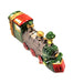 Charming Limoges Train Figurine for Collectors Porcelain Limoges vehicle xmas French Trinket Box