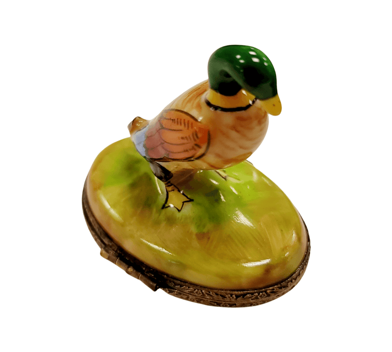 Charming Duck Figurine for Home Decor Porcelain Limoges bird limoges boxes French Trinket Box
