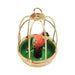 Limoges Boutique presents the Parrot in Cage, a genuine Limoges box painted by hand in France